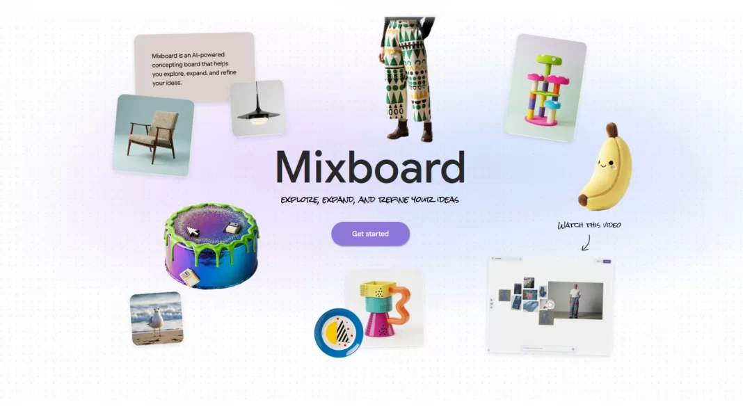 Google Mixboard templates grid