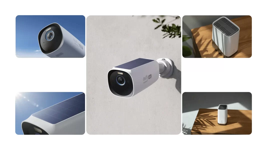 EufyCam 3 top with solar panel