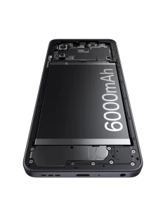 OPPO K13x 5G with 6000mAh battery and 45W charging adapter placed beside the phone