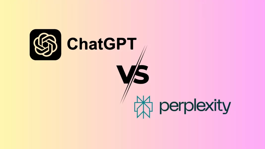 Perplexity vs ChatGPT comparison 2025