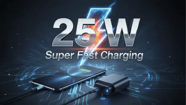 25W Super Fast Charging