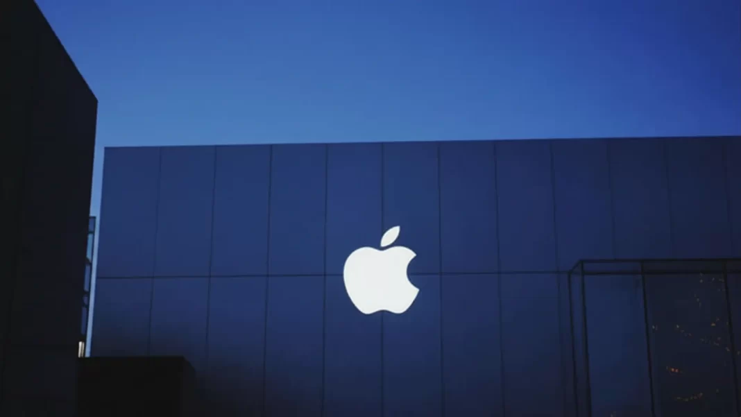 Apple Park at dusk ahead of a possible October 2025 event