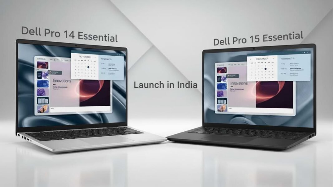 Dell Pro 14 Essential and Pro 15 Essential India