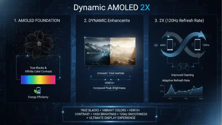 Dynamic AMOLED 2X is a display technology developed by Samsung