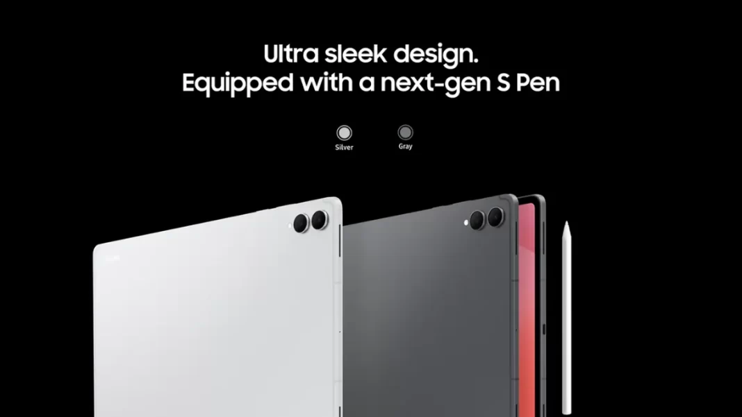 Samsung Galaxy Tab S11 with S Pen on desk