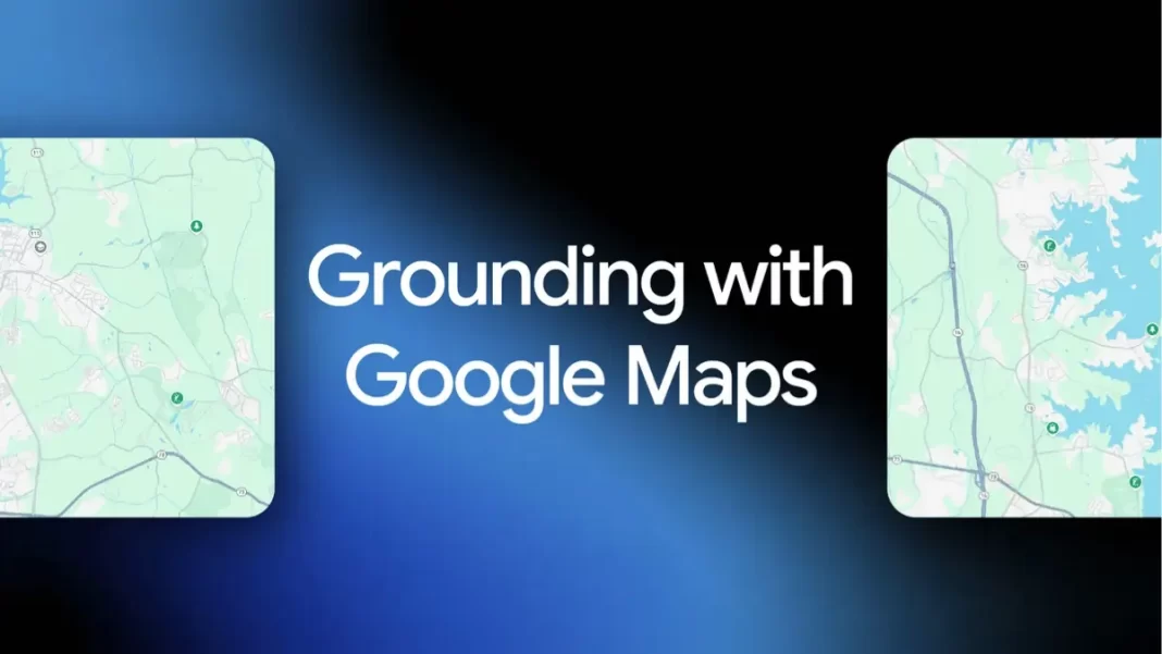 Gemini API with Google Maps grounding showing place sources