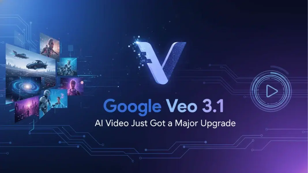 Veo 3.1 and Flow interface showing Ingredients, Frames, Extend