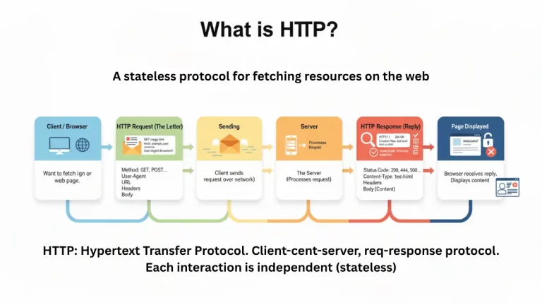 HTTP: A stateless protocol for fetching resources on the web