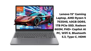 Lenovo gaming laptop deal usa: 62% off with Ryzen 5, 40GB RAM, 1TB SSD