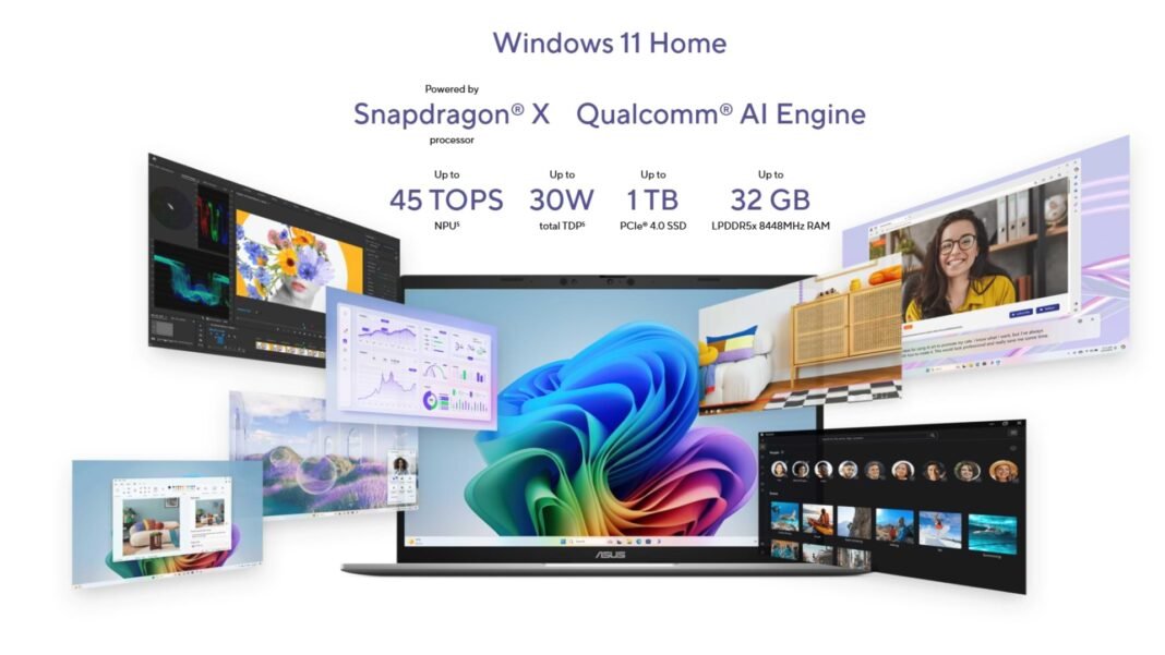 ASUS Vivobook S14 S3407 Snapdragon X with OLED screen