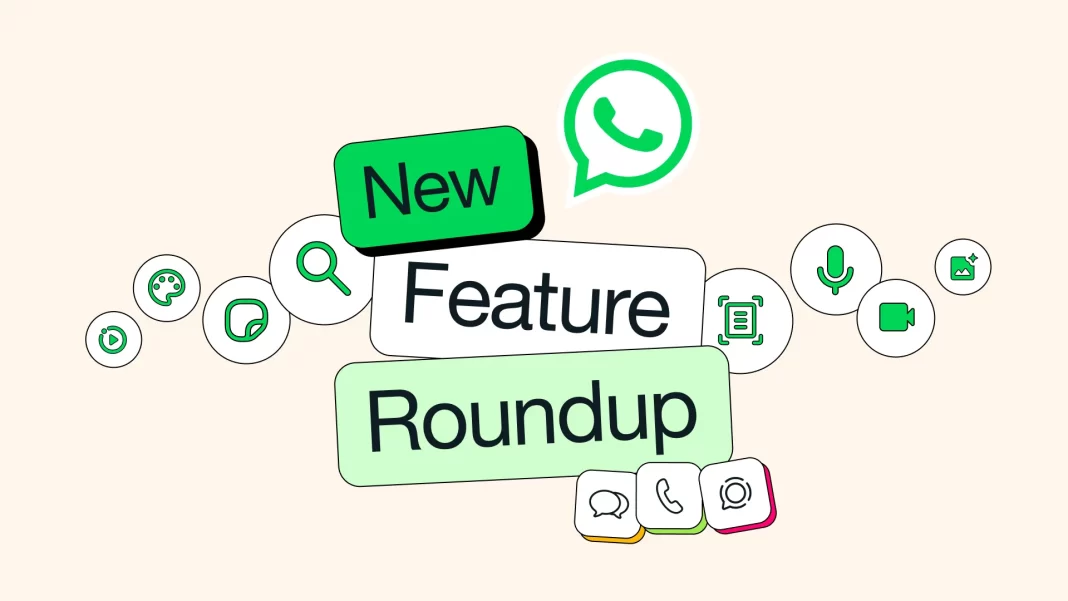 WhatsApp update with Live Photos, AI chat themes, and AI call backgrounds.