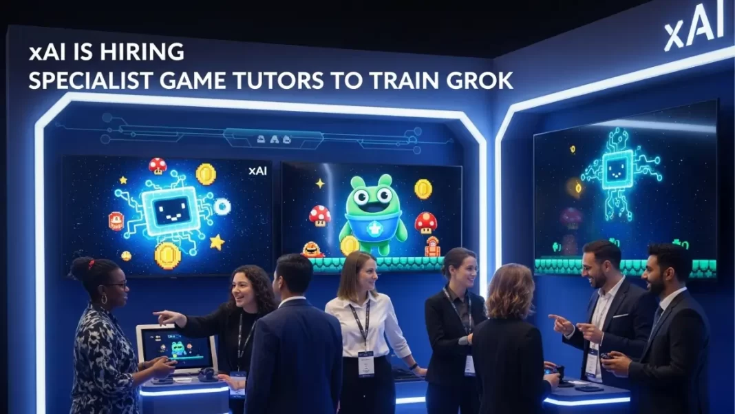 xAI Video Games Tutor role overview