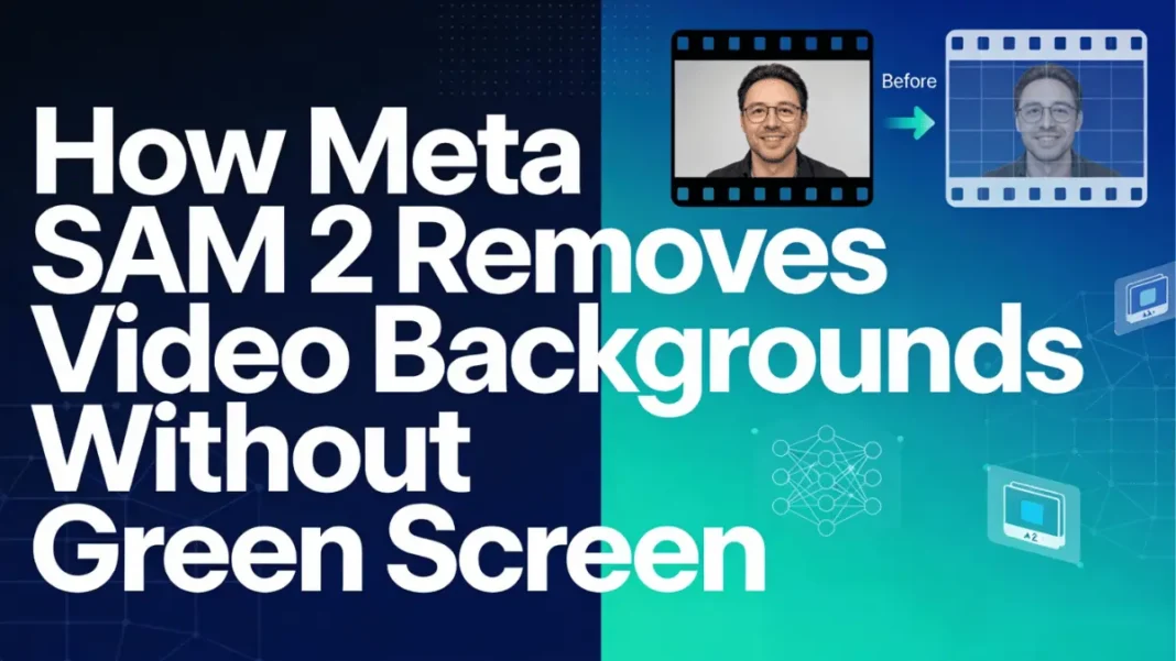 How to Use Meta SAM 2 to Remove Backgrounds from Videos Using AI