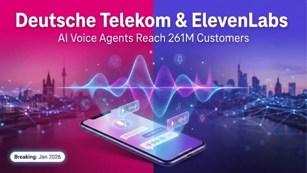 Deutsche Telekom ElevenLabs AI voice agents partnership 261M customers 2026