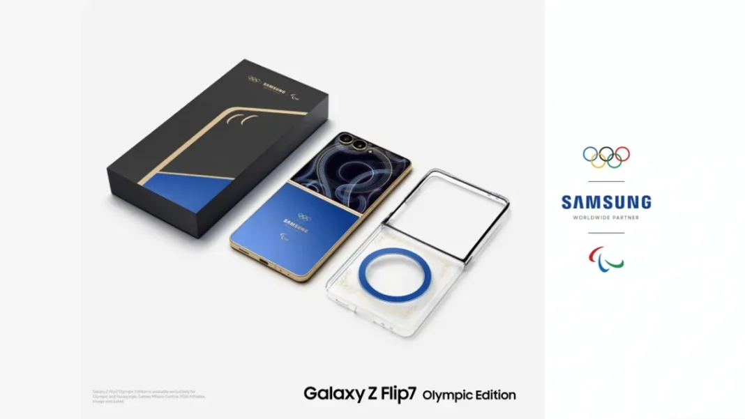 Samsung Galaxy Z Flip7 Olympic Edition Milano Cortina 2026 Winter Olympics