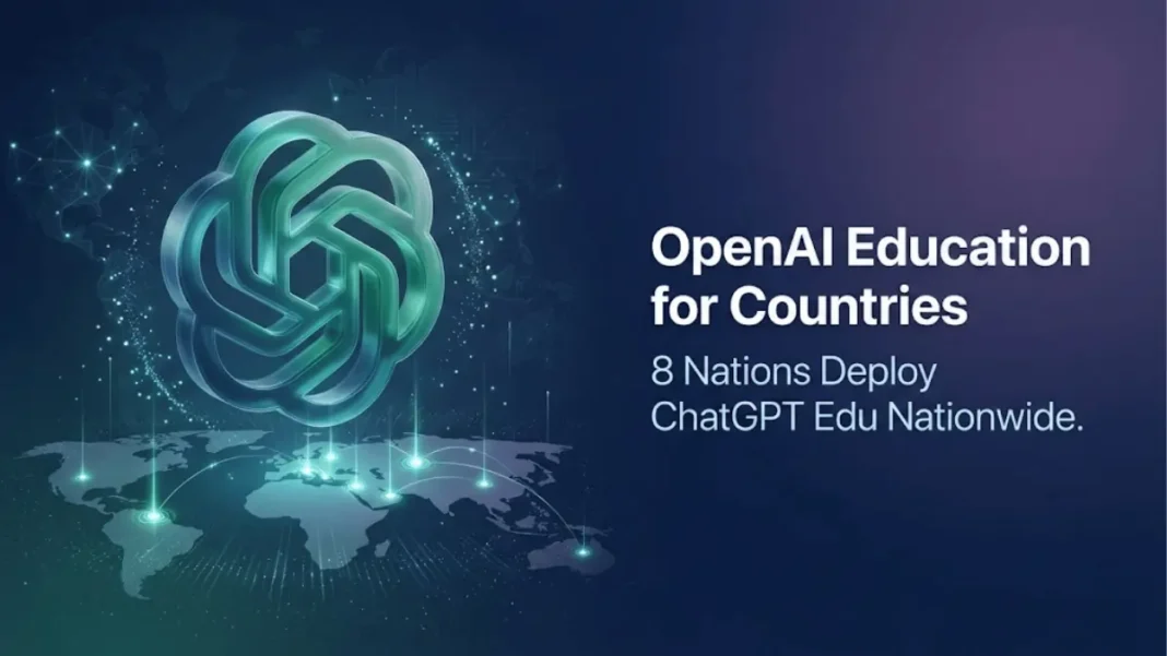 OpenAI Education for Countries program launches with 8 partner nations deploying ChatGPT Edu across national education systems