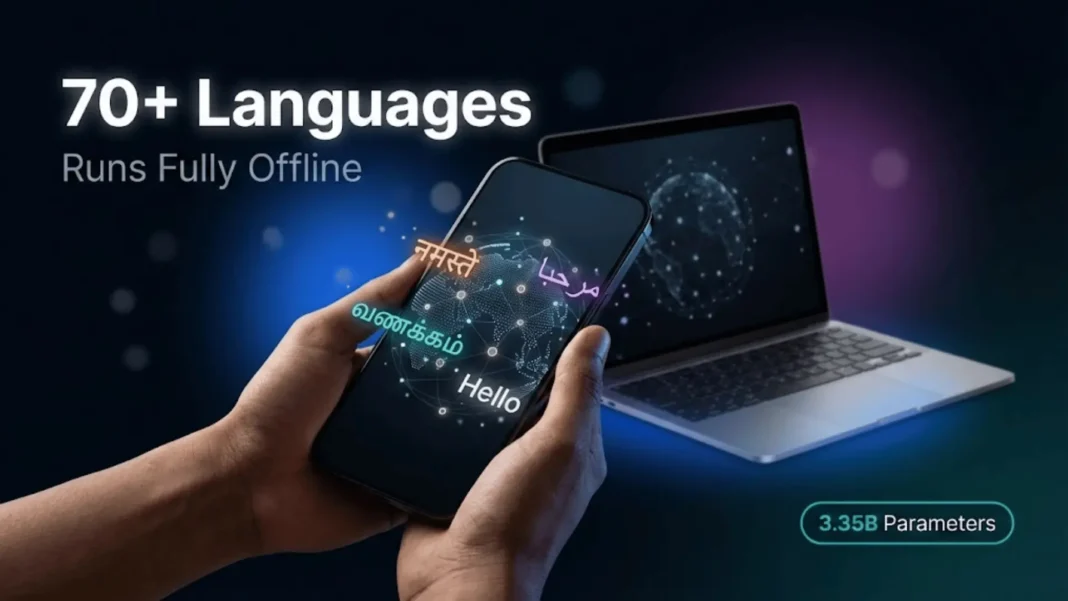 Cohere Labs Tiny Aya open-weight AI model supporting 70 languages running offline on laptop and phone in 2026