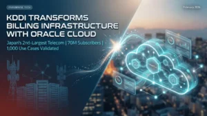 KDDI Chooses Oracle Cloud for Massive Billing Infrastructure Overhaul
