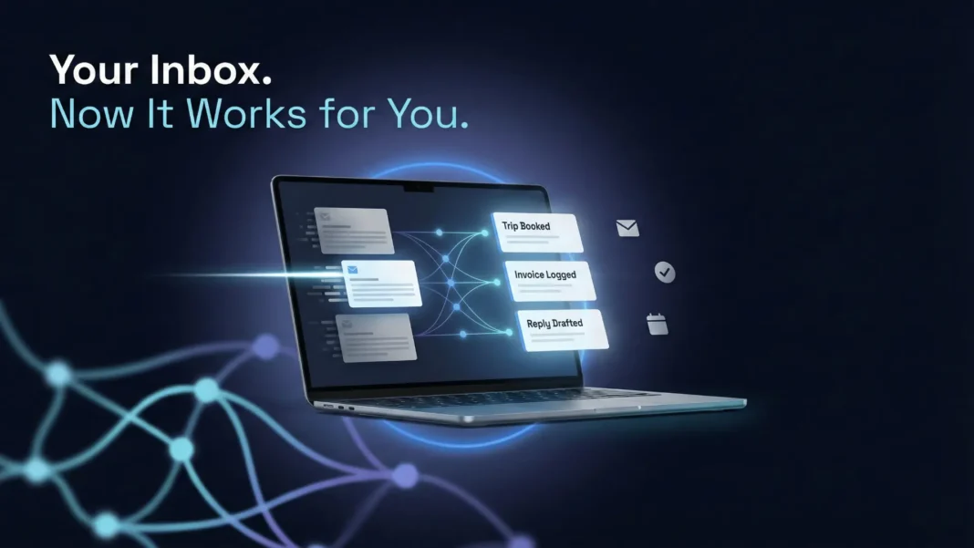 Manus AI email agent automating inbox tasks with structured workflow cards