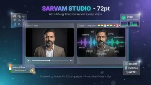 Sarvam Studio: India’s AI Platform That Outperforms Global Dubbing Giants