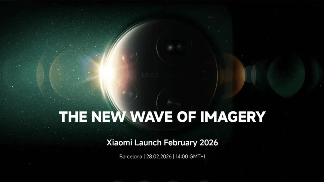 Xiaomi 17 Ultra rear camera module showing Leica APO 200MP periscope telephoto lens at MWC Barcelona 2026