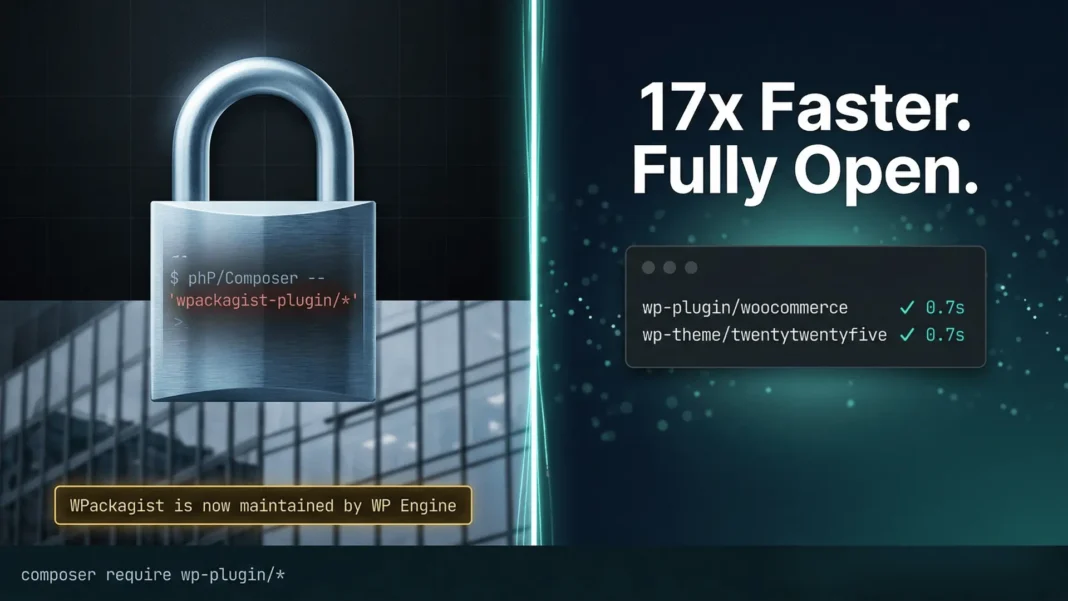 WP Packages open source Composer repository for WordPress plugins and themes launched in March 2026